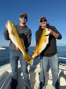 Two people fishing in Florida