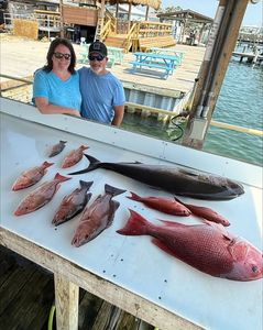 Two people fishing in Florida