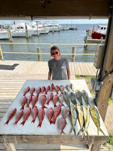 Four fish caught in FL while fishing