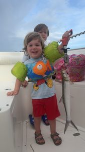 Nice ladyfish catch using deep sea trolling techniques at Southwind Marina!