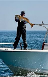 A lone angler fishing in Pensacola