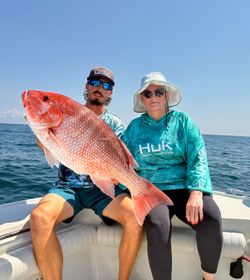 Two people fishing in Pensacola