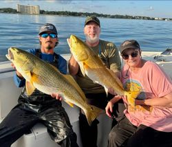 Two redfish caught while fishing in FL