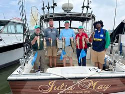 3 fish caught by 5 anglers in Ohio