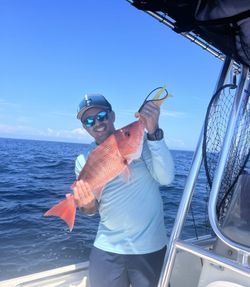 Fisherman enjoying a great day of fishing in FL
