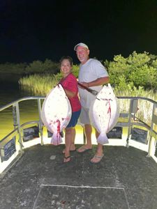 Flounder fishing bliss on the water! 