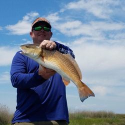 Redfish excitement—another great catch!
