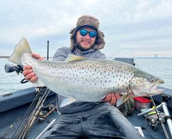 Person fishing at Stanwood
