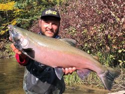 Chinook salmon caught while fishing in Stanwood