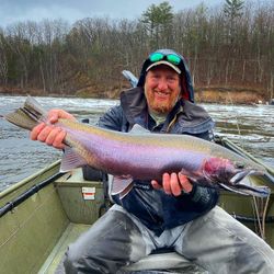Single angler fishing in MI