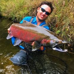 Angler fishing in MI