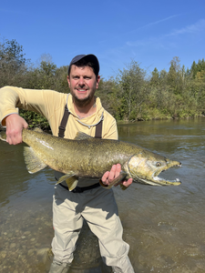 Great day of fly fishing in these clear conditions!