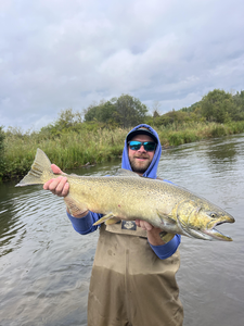 Great catch on the fly! Perfect day on the water in Stanwood.
