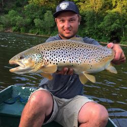 A sea trout caught while fishing in MI
