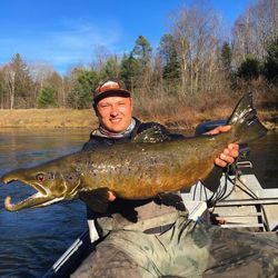 Lone angler fishing in MI