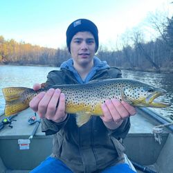 Fishing for a Sea Trout in MI