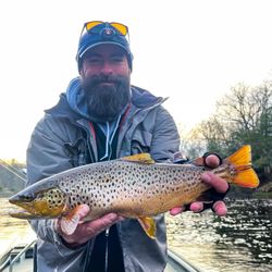 A big sea trout caught while fishing in MI