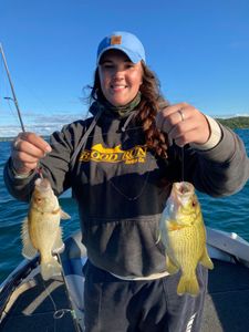 2 small fish caught while fishing in MI