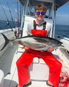 Photograph of a Blackfin Tuna caught while fishing in New York City