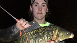 One person fishing in Vergennes