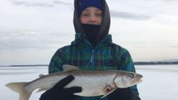 A large lake trout caught while fishing in Vergennes