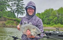 One person fishing in Rainier