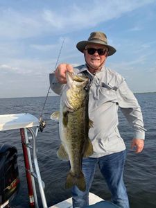 Largemouth bass caught while fishing in Orlando