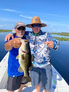 Largemouth bass caught in Orlando, Florida