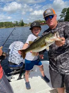 Largemouth bass caught while fishing in Orlando