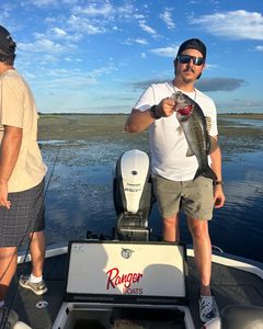 A lone angler fishing in Florida