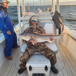 Redfish caught during fishing tour in NC