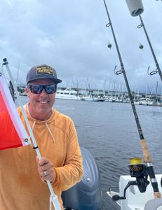 Lone angler fishing in NC
