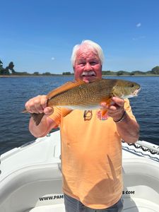 Redfish caught during fishing tour in Oriental NC