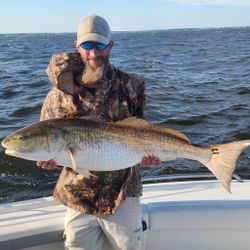 Redfish caught on fishing tour in Oriental