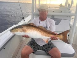 Redfish caught while fishing in North Carolina