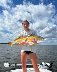 Redfish caught on fishing tour in Oriental