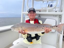 Redfish caught on fishing tour in Oriental