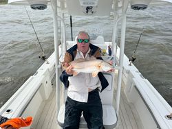 Redfish caught during fishing tour in Oriental