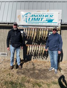 Two anglers fishing in Ohio