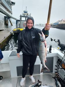 Coho salmon fishing in MI