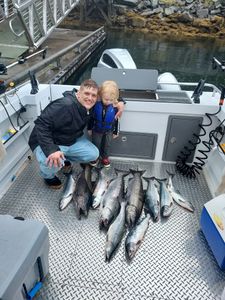 Great fishing trip in MI with 7 fish caught