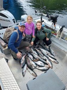 3 people fishing in MI