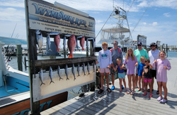 Reeling in a huge haul of tasty game fish off the coast of Destin!