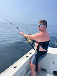 A lone angler fishing in Essex