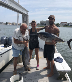 Two anglers fishing for unspecified species in New Jersey