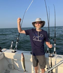 Angler fishing in Oak Harbor