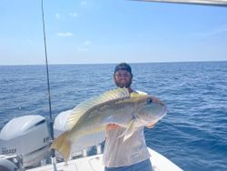 Angler with big fish catch on Dauphin Island