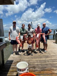 Three big fish caught while fishing in Alabama
