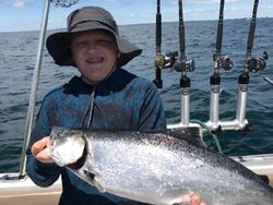 Kid Caught Largest Salmon Ontario 2022