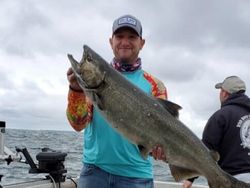 Salmon Trolling Lake Ontario
